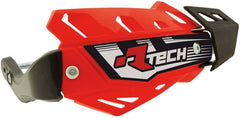 FLX ATV HANDGUARDS WITH MOUNT KIT RED UNIVERSAL