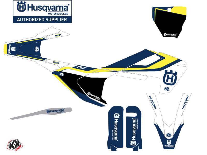 Graphic kit Dirt Bike Legend Husqvarna TC 125 BLUE