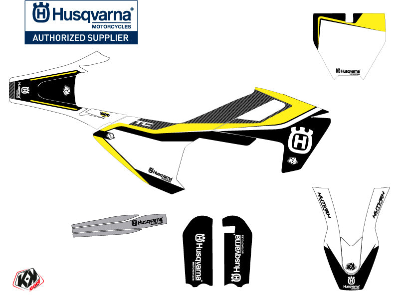 Graphic kit Dirt Bike Legend Husqvarna TC 65 BLACK