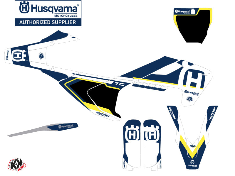 Graphic kit Dirt Bike Nova Husqvarna TC 125 BLUE