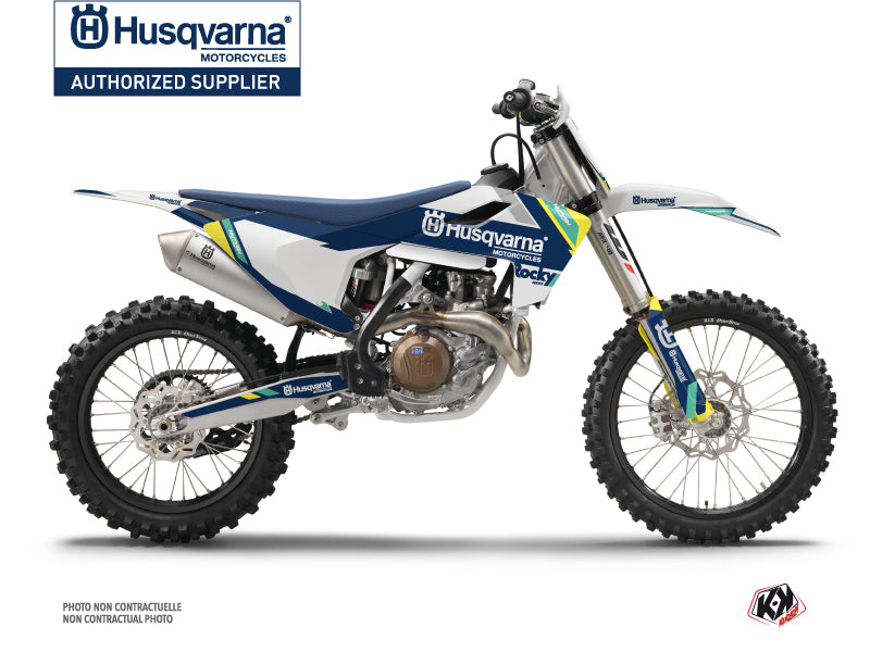 Graphic kit Dirt Bike Rocky Husqvarna TC 250 BLUE