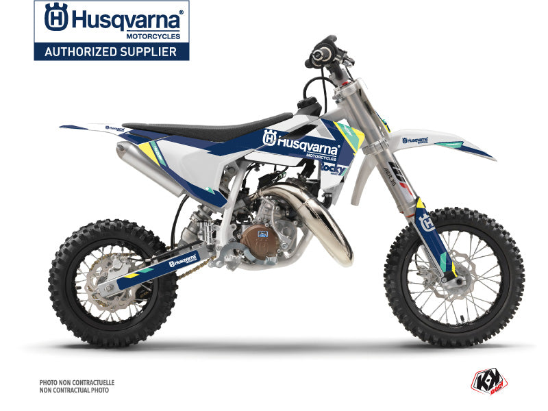 Graphic kit Dirt Bike Rocky Husqvarna TC 50 BLUE