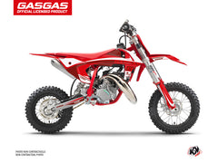GASGAS MC 50 Dirt Bike Rush Graphic Kit Red