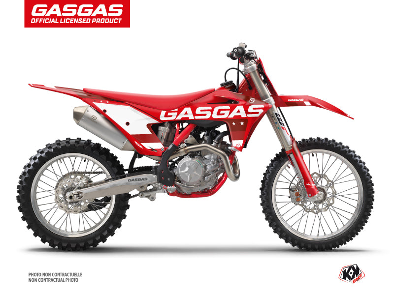 GASGAS MCF 450 Dirt Bike Stella Graphic Kit Red