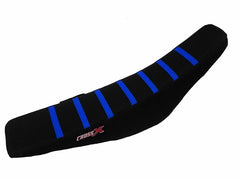 SEAT COVER, BLACK/BLACK/BLUE (STRIPES) TM MX-EN/FI 250/450/530 15-