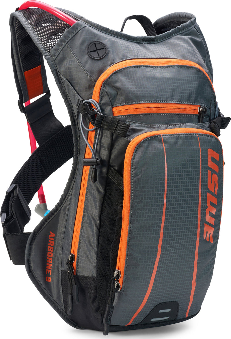 USWE Backpack Airborne Grey-Orange 9 L