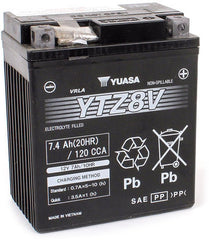 Yuasa Wet Charged Battery Ytz8V (Wet)